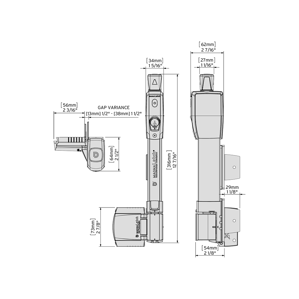 MagnaLatch® SERIES 3 Vertical Pull