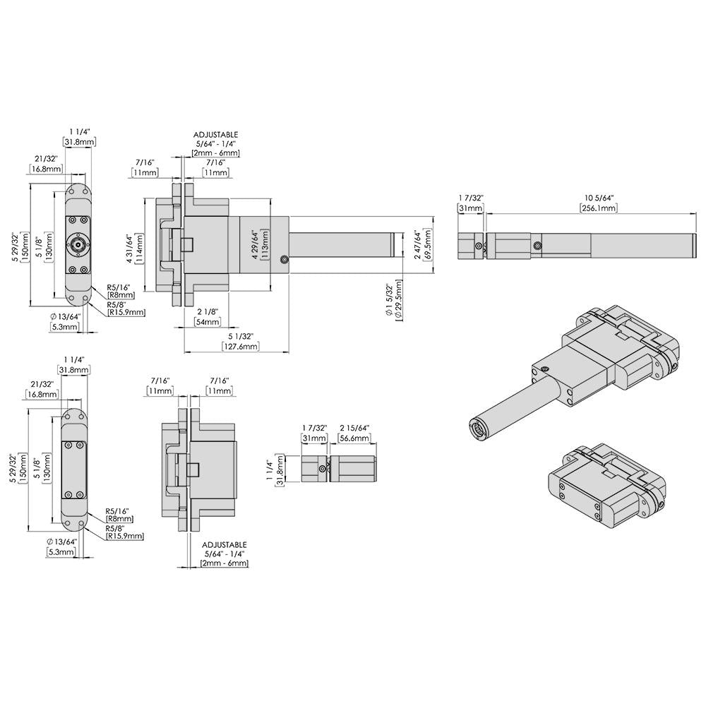 SureClose® ConcealFit For Doors