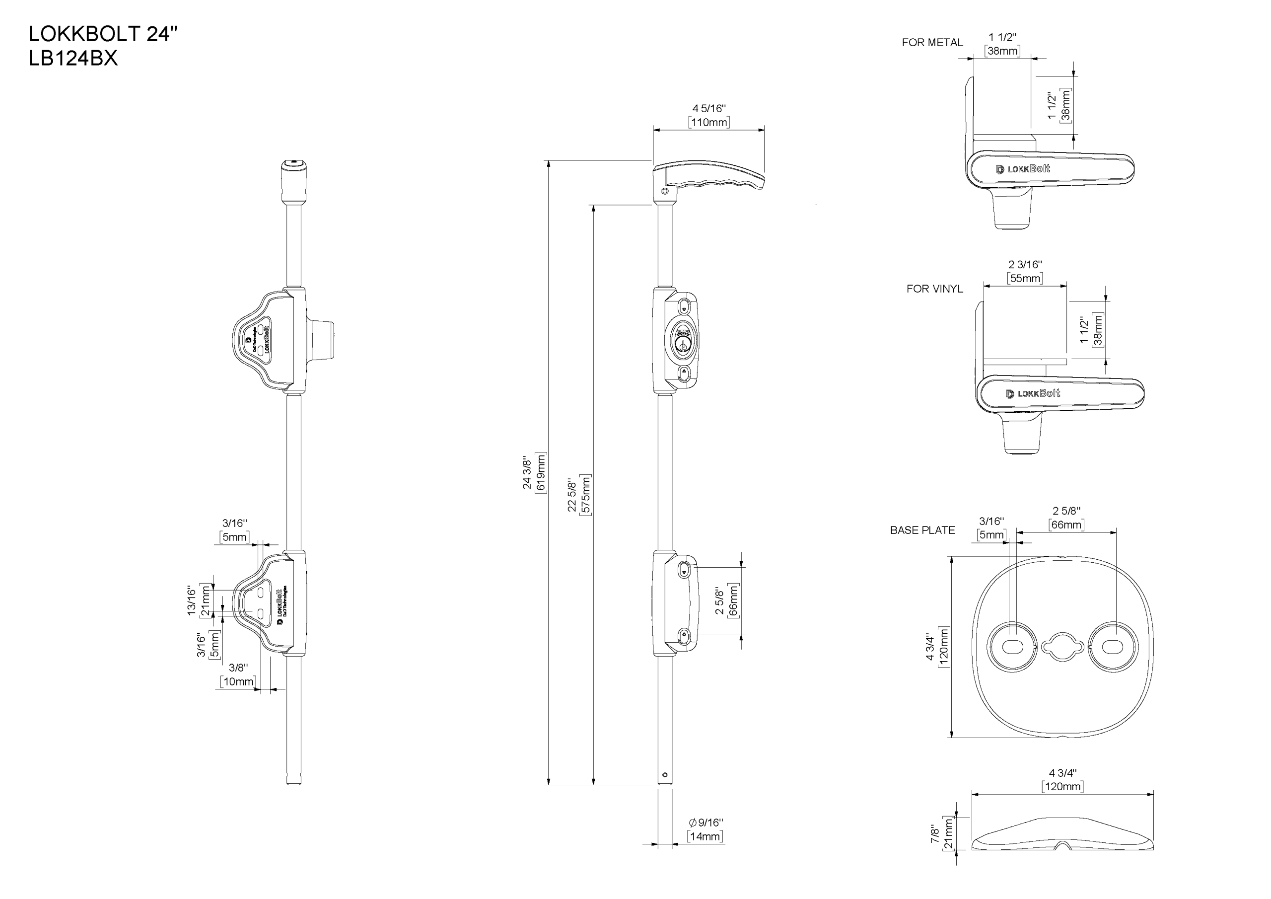LokkBolt® Premium Drop-Bolt